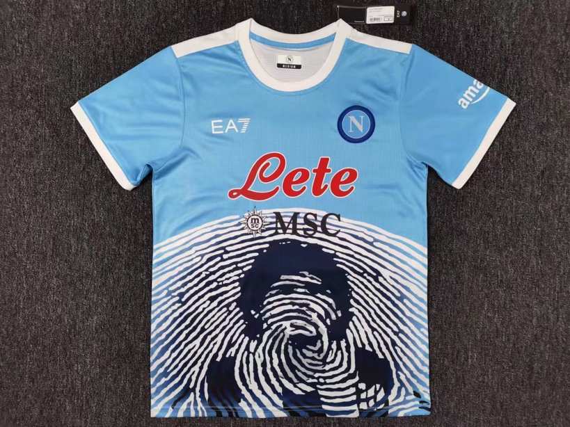 21-22 Napoli blue maradona version