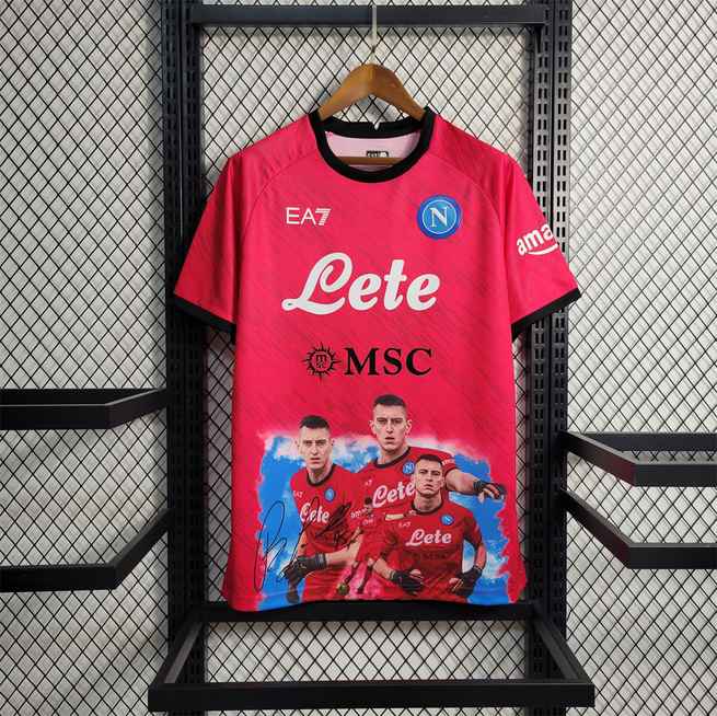 23-24 Napoli édition champions rouge