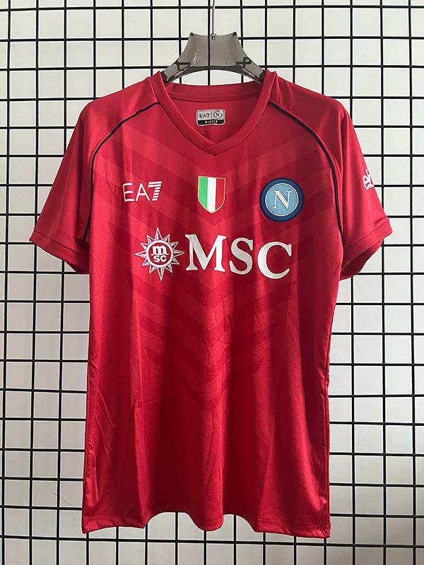 23-24 Napoli red goalkeeper jersey