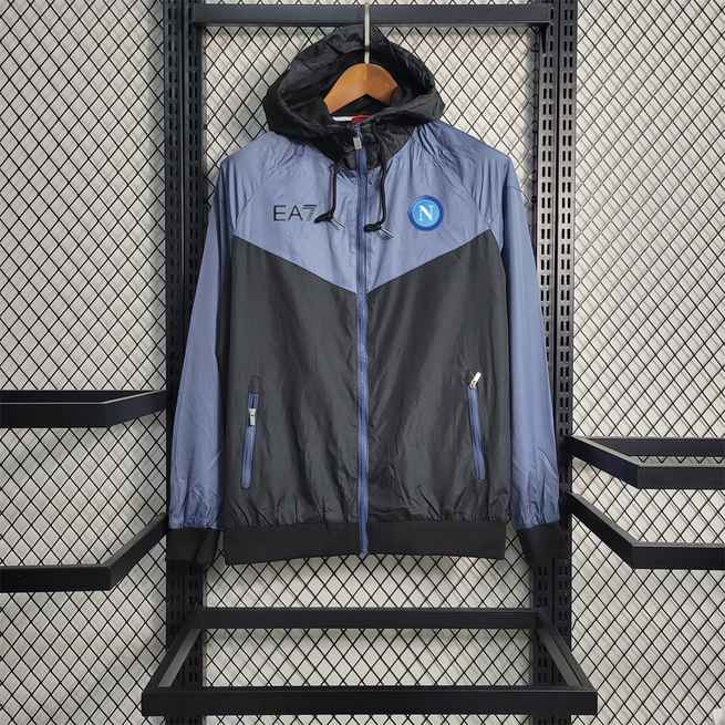 23-24 Windbreaker Napoli black and blue
