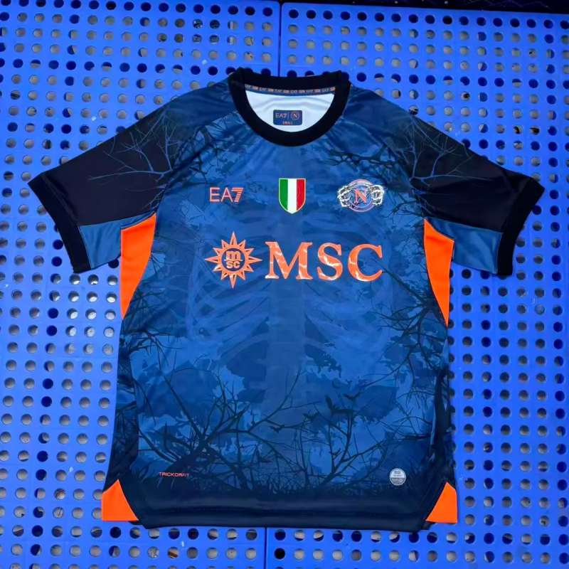 Naples Napoli 2025/26 Halloween version Navy soccer Jersey