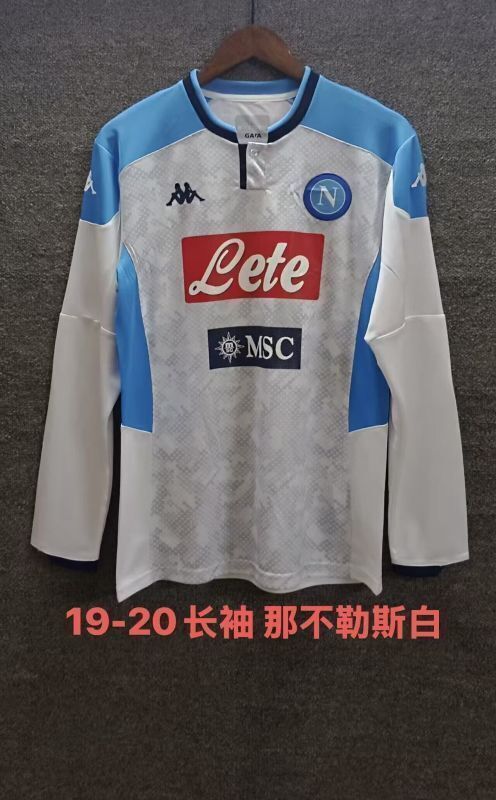 Maillot de football Napoli blanc — 2019/20 · Manches longues