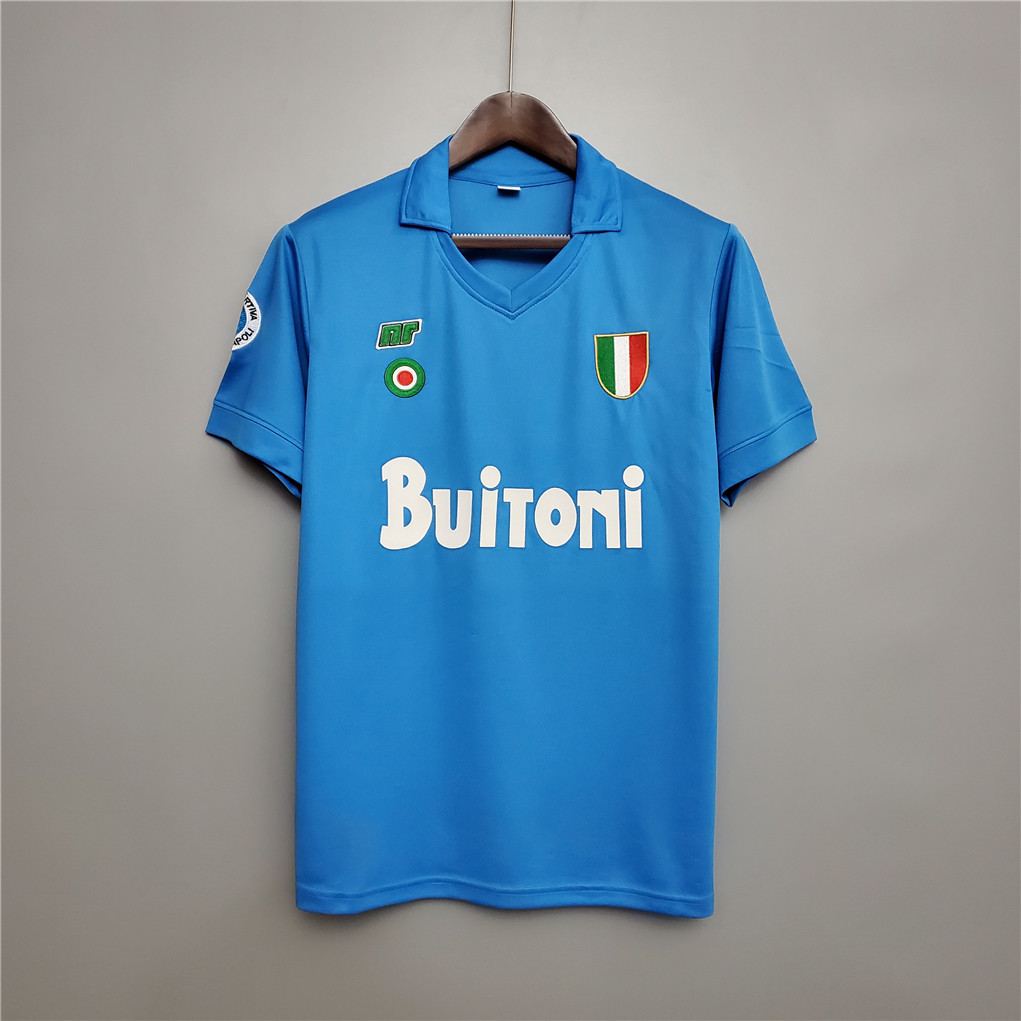 Retro Napoli home blue 87_88