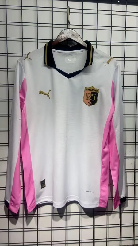 Maillot de football Palermo FC 125 Years anniversaire quatrième tenue — 2025/26 · Manches longues · tailles S–4XL