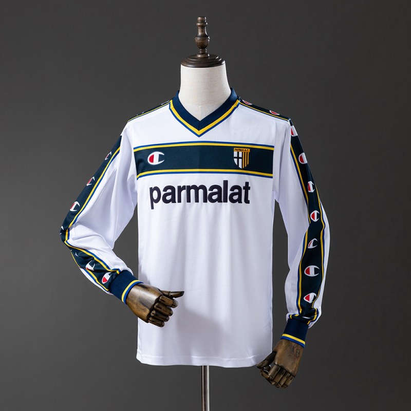 Parma Calcio 2002/03 Away Long Sleeve Retro Jersey S-XXL