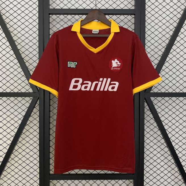 1989/90 Roma Home Retro Soccer Jersey S-XXL