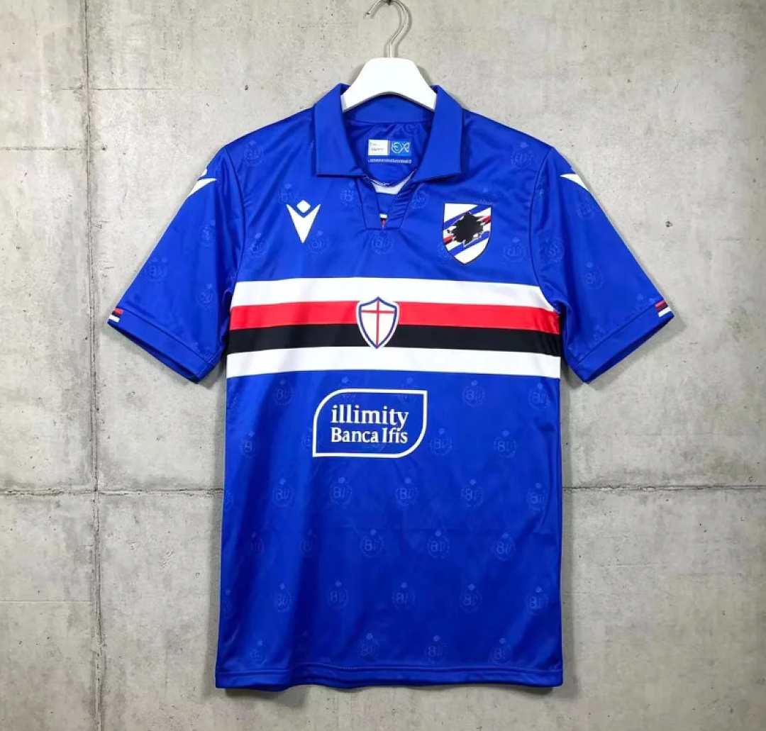 2026/27 Sampdoria Home Soccer Jersey S-2XL
