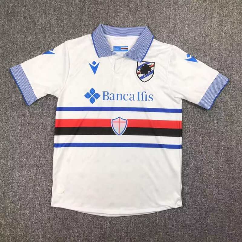 23-24 Sampdoria away white jersey