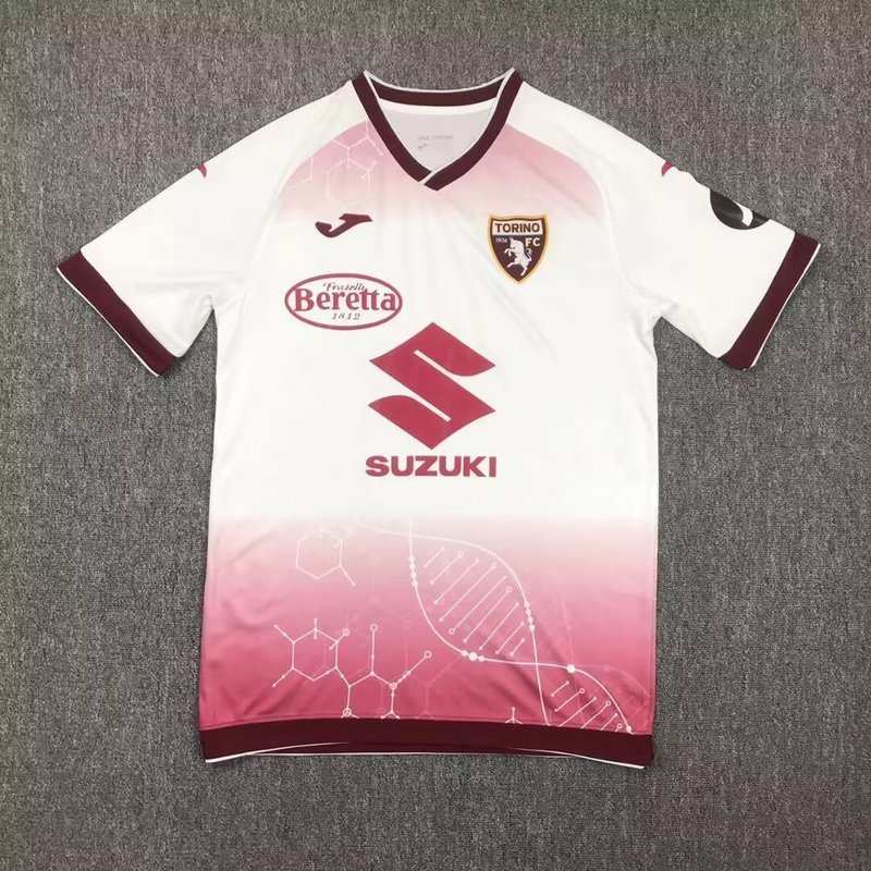 Maillot de football 24-25 Torino blanc rouge entraînement