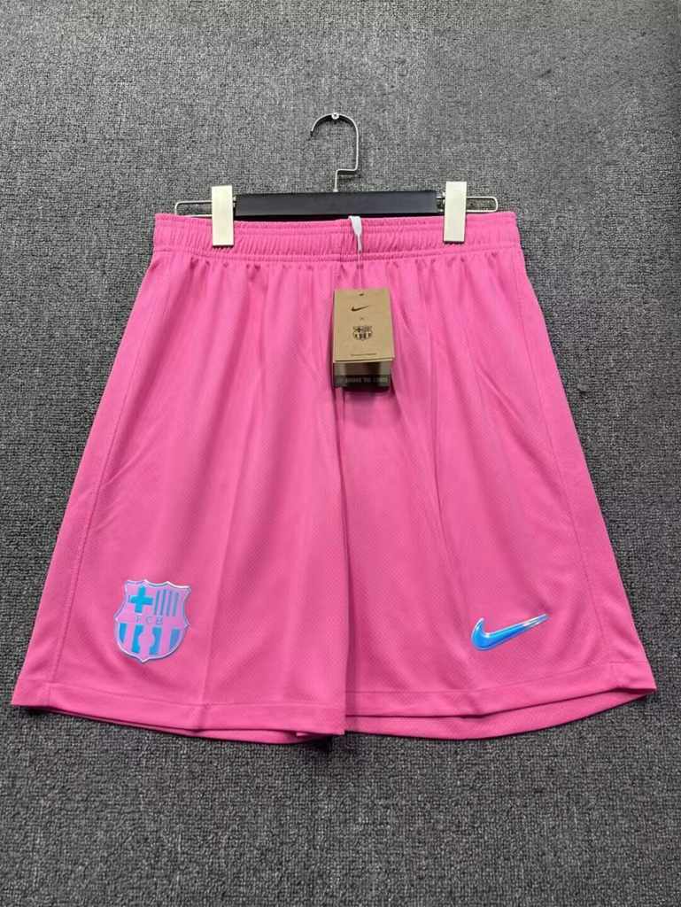 2025 Barcelona pink shorts 2025 巴萨 粉色 短裤
