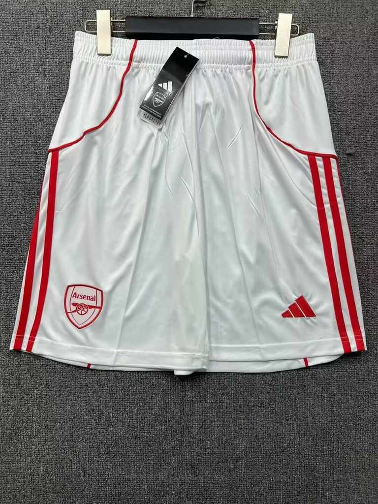 25 26 Arsenal Home Shorts 25 26 阿森纳 主场 短裤