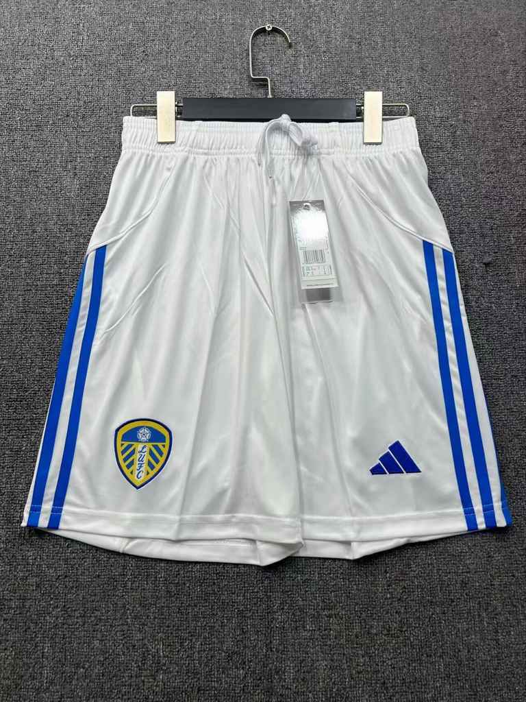 25 26 Leeds united home shorts 25 26 利兹联 主场 短裤