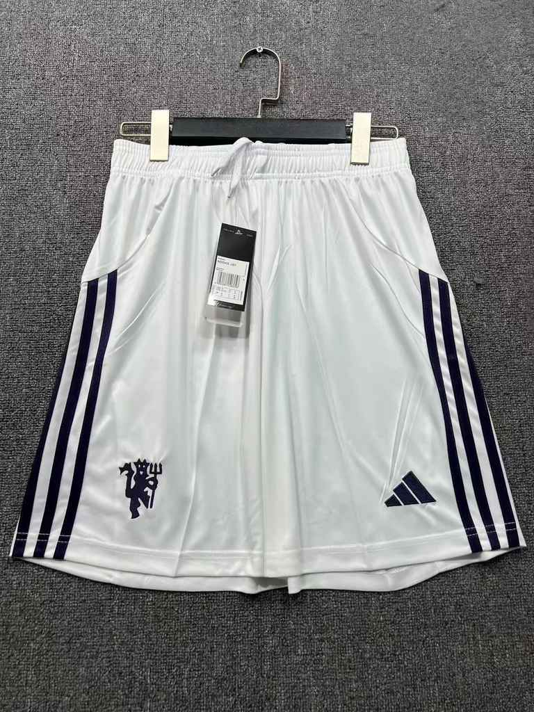 25 26 Man united away white shorts 25 26 曼联 客场 短裤