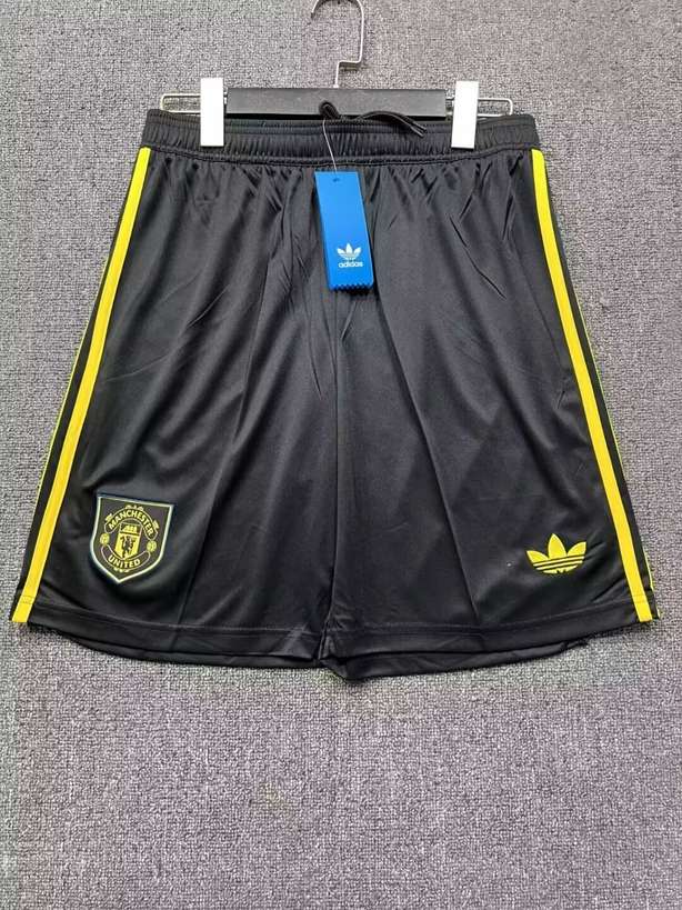 25 26 Man united third away shorts 25 26 曼联 二客 短裤