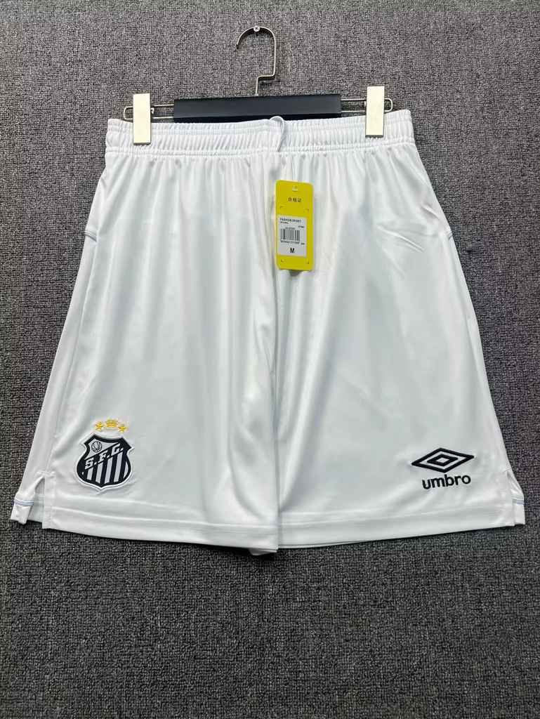 25 26 Santos home shorts 25 26 桑托斯 主场 短裤