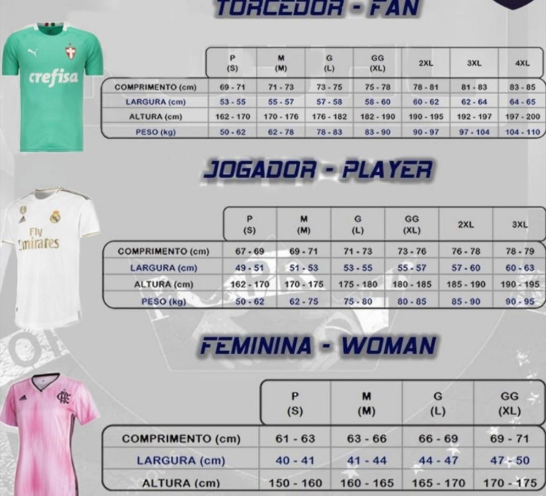 Adult shirt size list 大人衬衫尺寸列表