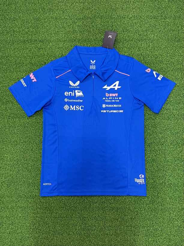 2026 BWT Alpine Blue Polo F1 Jersey S-4XL