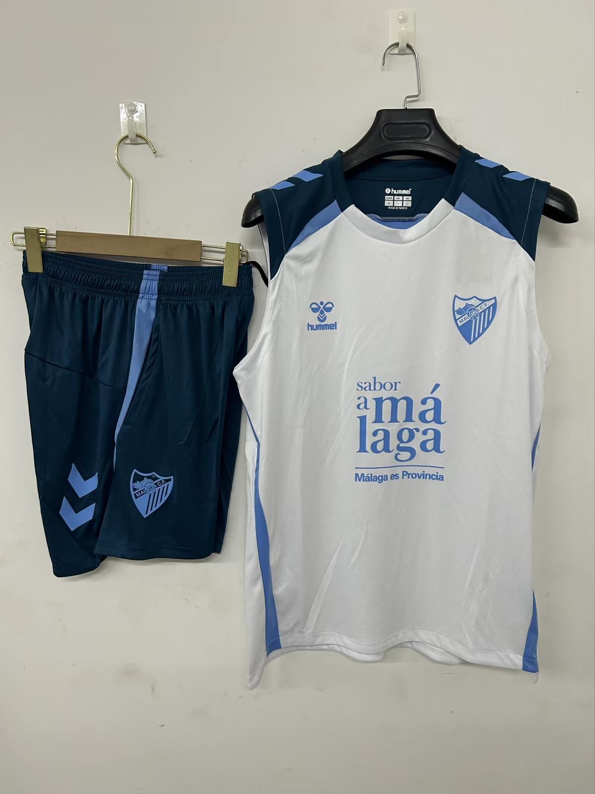 25 26 25 26 Malaga white training vest 25 26 马拉加 白色 背心训练服 S-3XL