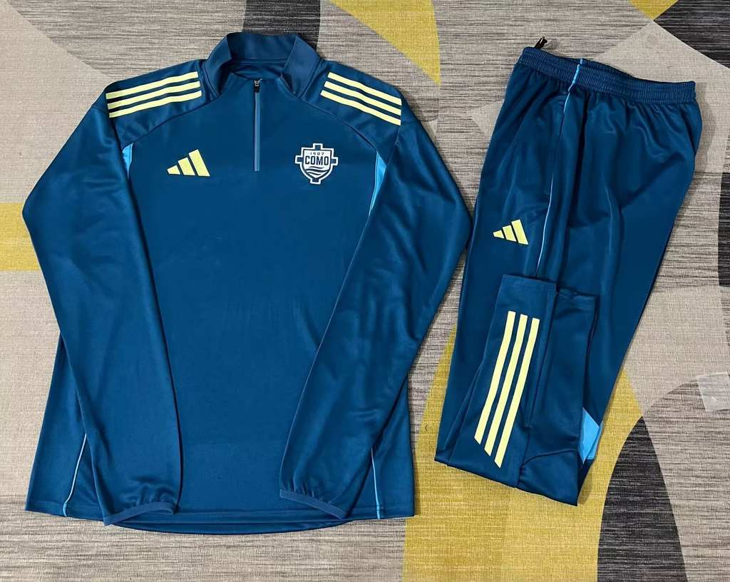 25 26 Como Training Suit S-2XL 25 26 科莫 半拉 训练服 S-2XL