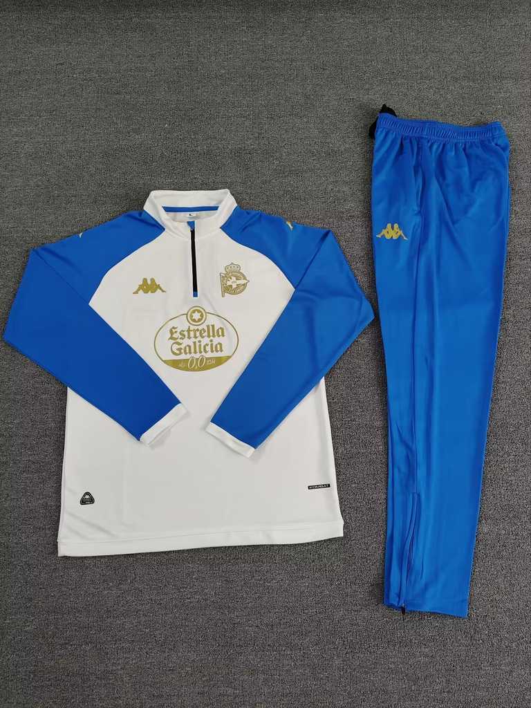 25 26 Deportivo La Coruna training suits 25 26 拉科鲁尼亚 半拉 训练服