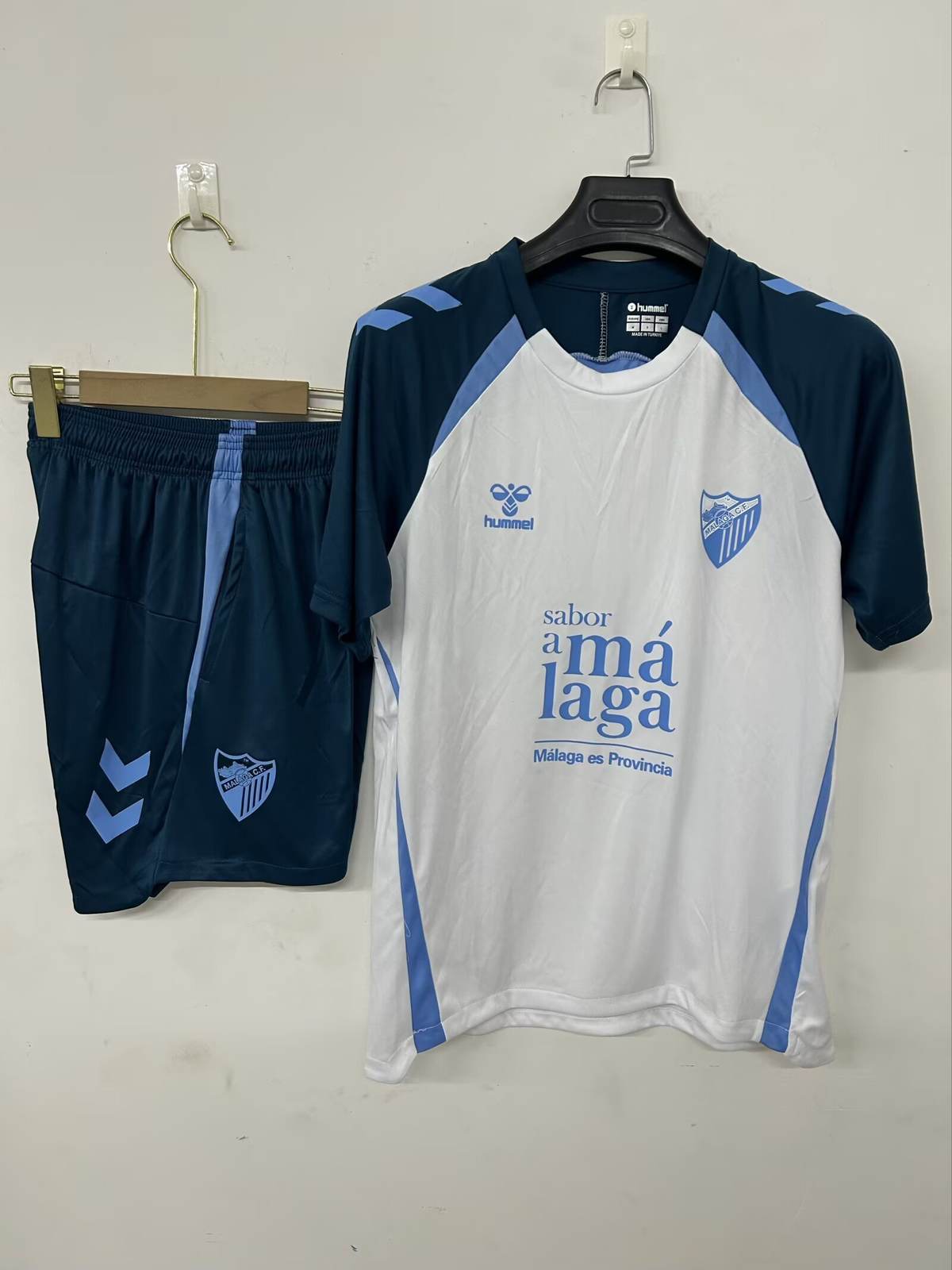 25 26 Malaga white training suits 25 26 马拉加 白色 短袖训练服 S-3XL