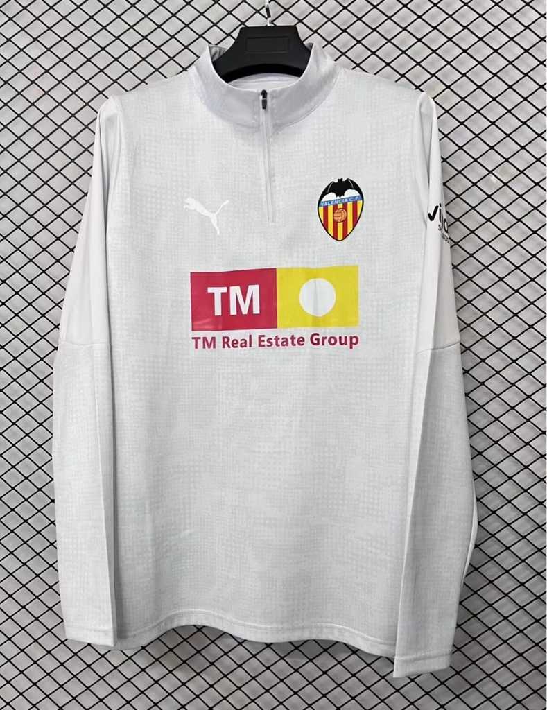 25 26 Valencia Training Top S-2XL 25 26 瓦伦西亚 半拉 训练服上衣 S-2XL