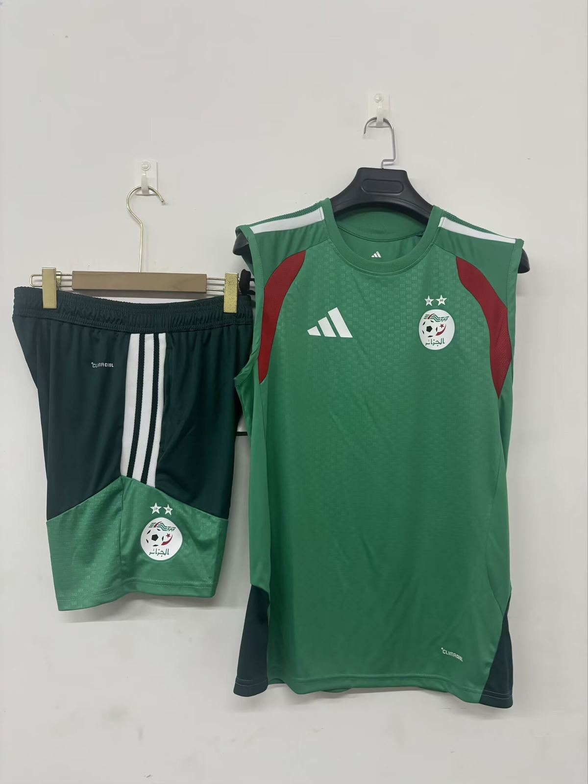 26 27 Algeria Green Tank Top Training Suit S-3XL 26 27 阿尔及利亚 绿色 背心 训练服 S-3XL