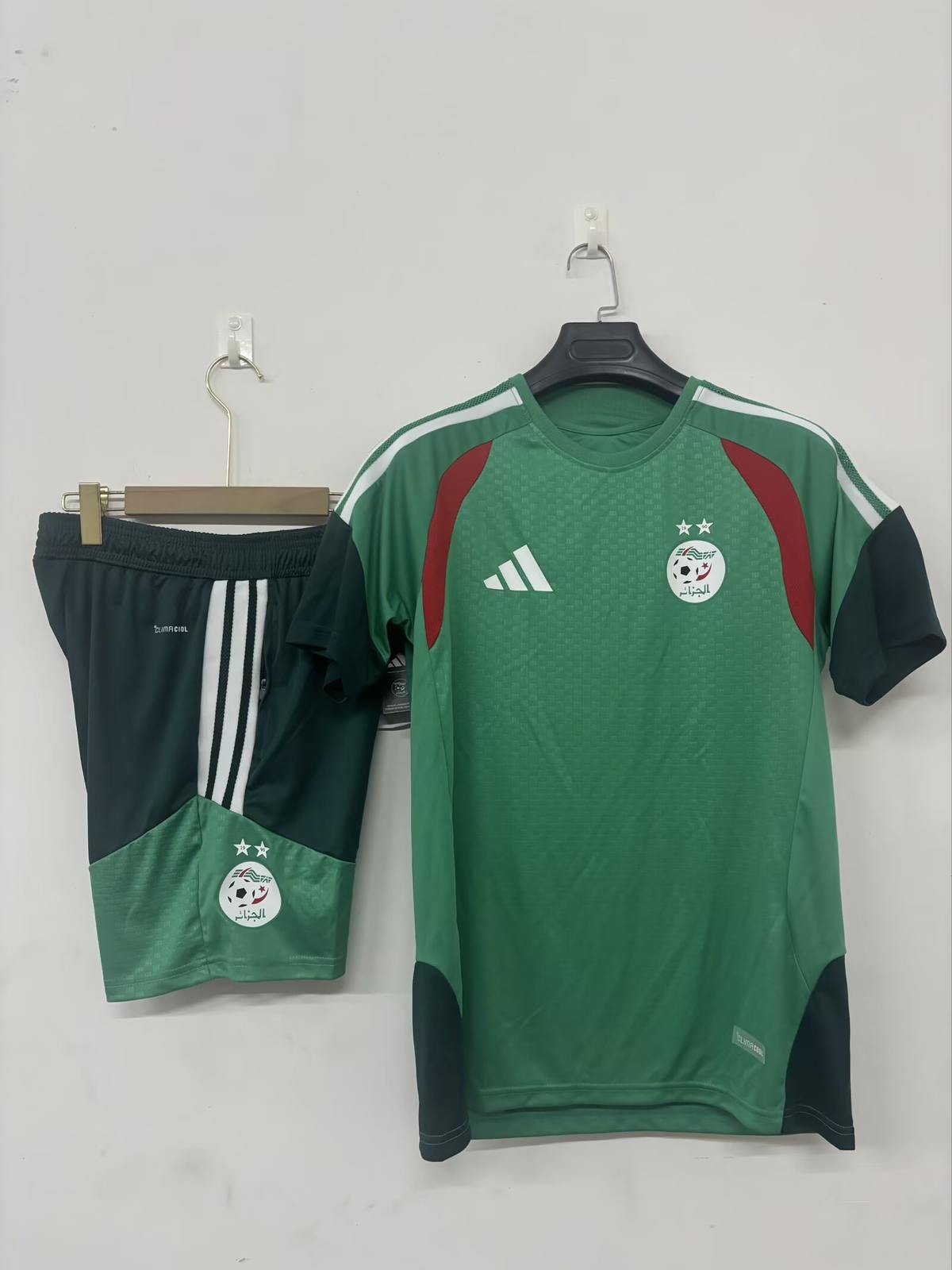 26 27 Algeria green short sleeved training suit S-3XL 26 27 阿尔及利亚 绿色 短袖 训练服 S-3X