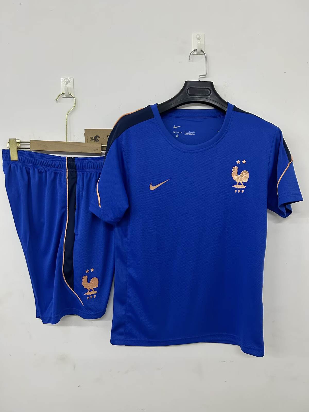 26 27 France Training Uniform Blue S-3XL 26 27 法国 训练服 兰色
