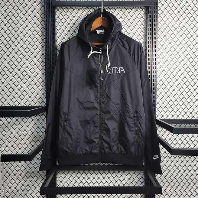 2023 Windbreaker NIKE black with words logo