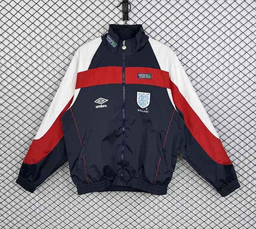 1998 England Blue Windbreaker 1998 英格兰 上青色 风衣