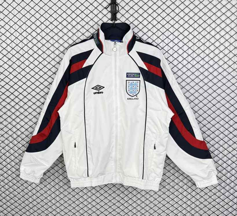 1998 England White Windbreaker 1998 英格兰 白色 风衣