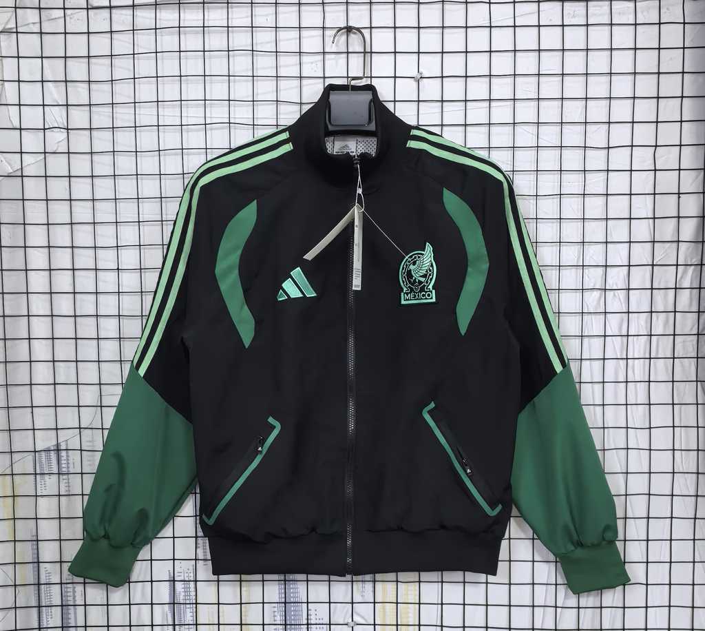 2026 Mexico Black Windbreaker 2026 墨西哥 黑色 风衣 防水