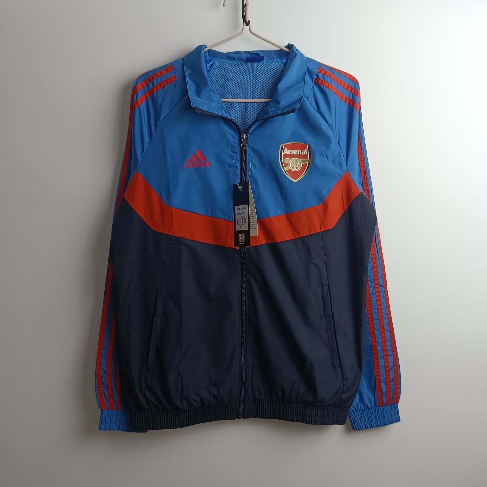 24 25 Arsenal Blue Grey Windbreaker 24 25 阿森纳 蓝灰色 风衣