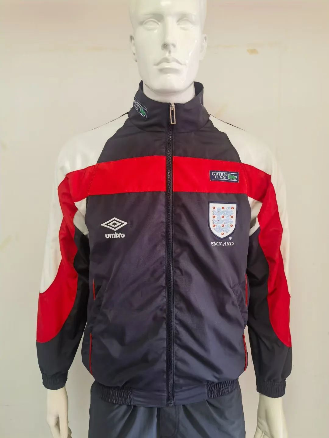 24 25 England blue classic Windbreaker Jacket size S-2XL 24 25 英格兰 风衣