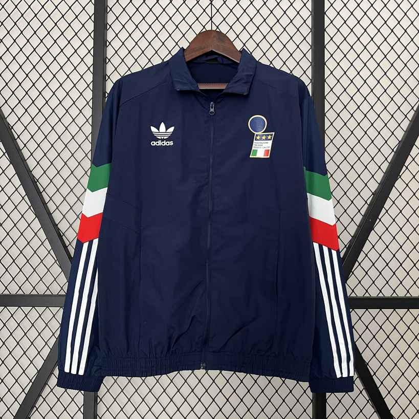 24 25 Italy blue Windbreaker Jacket size S-2XL 24 25 意大利 风衣