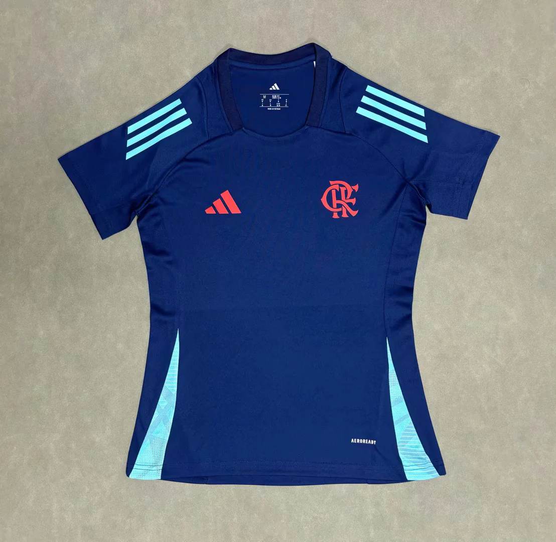 25 26 Flamengo blue training women size S-2XL 25 26 弗拉门戈 训练 女