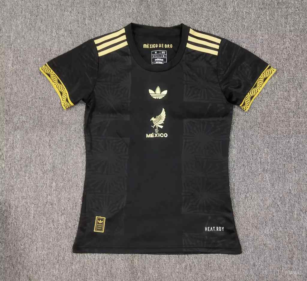 25 26 Mexico Gold Cup black women size S-2XL 25 26 墨西哥 女