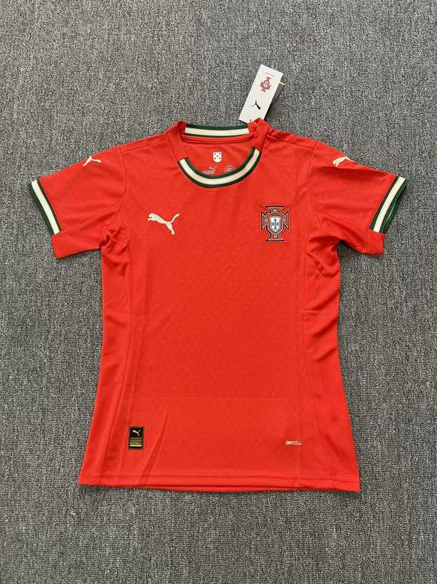 25 26 Portugal home women size S-2XL 25 26 葡萄牙 主场 女