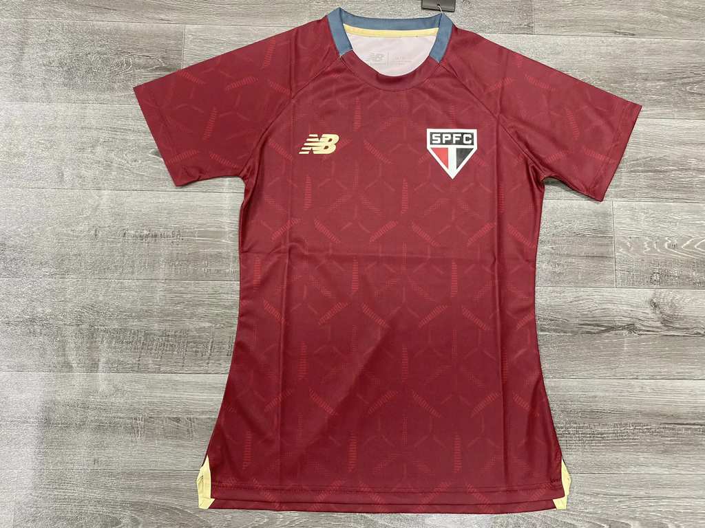 25 26 Sao paulo red training women size S-2XL 25 26 圣保罗 红色训练 女