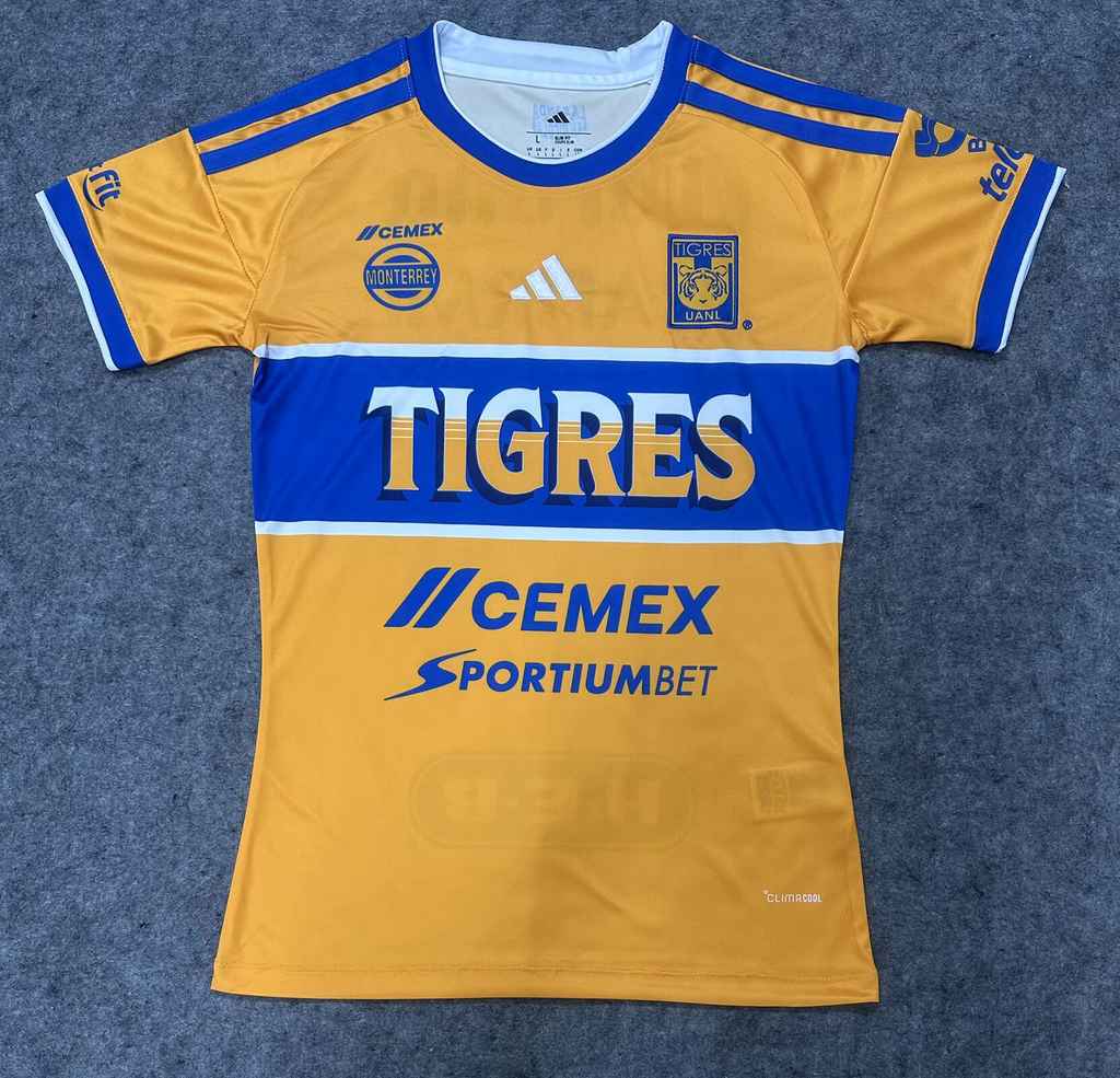 26 27 Tigres Home Women's S-2XL 26 27 老虎 主场 女子 S-2XL